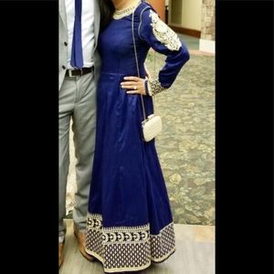 Navy blue gorgeous gown